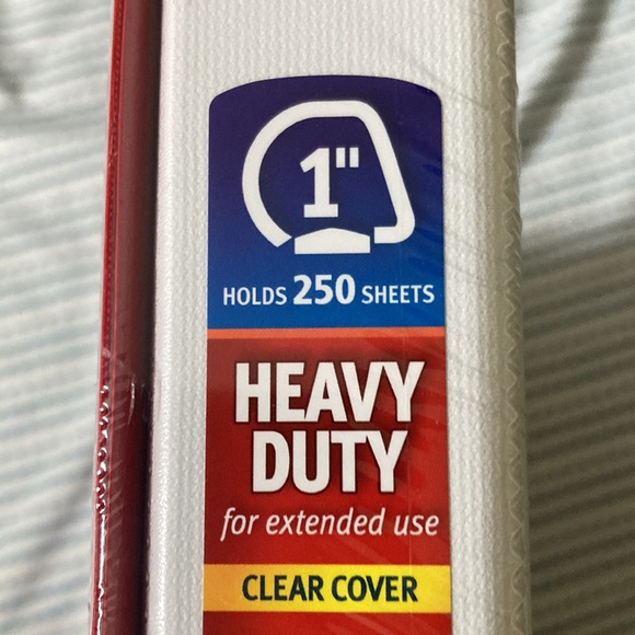 Avery 1” Clear Cover, Heavy Duty Binders (2 pack) - Picture 6 of 8